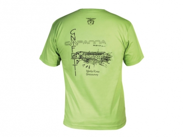 Short sleeves T-shirt woman green – Gnifetti Hut