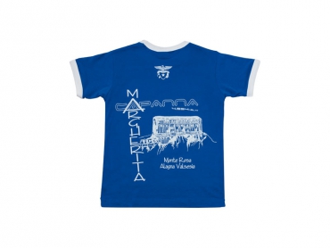 T-shirt bimbi mezza manica blu - Capanna...