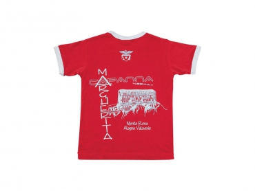 T-shirt bimbi mezza manica rossa - Capanna...